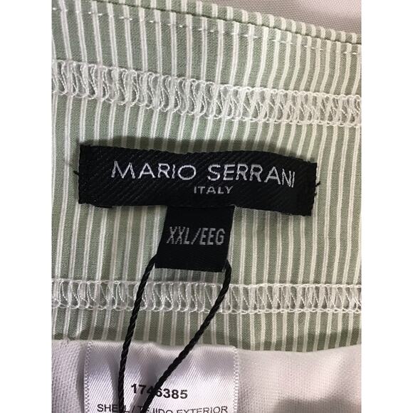 Mario Serrano Golf Activewear Pinstripe Skort Sz. XXL Green/ White Tummy Control - Picture 8 of 10
